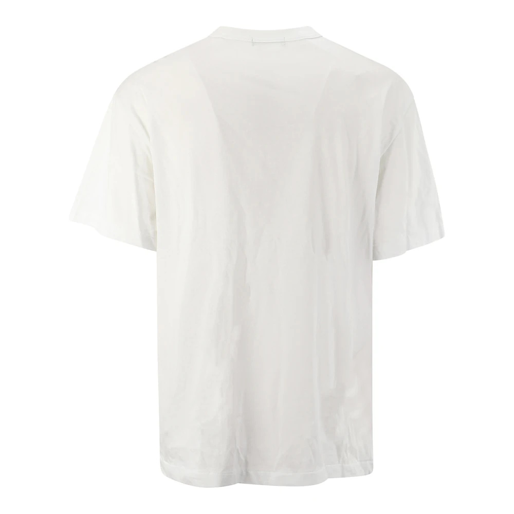 Comme des Garçons Contrasterende Front Tanktop T-shirt Black Heren