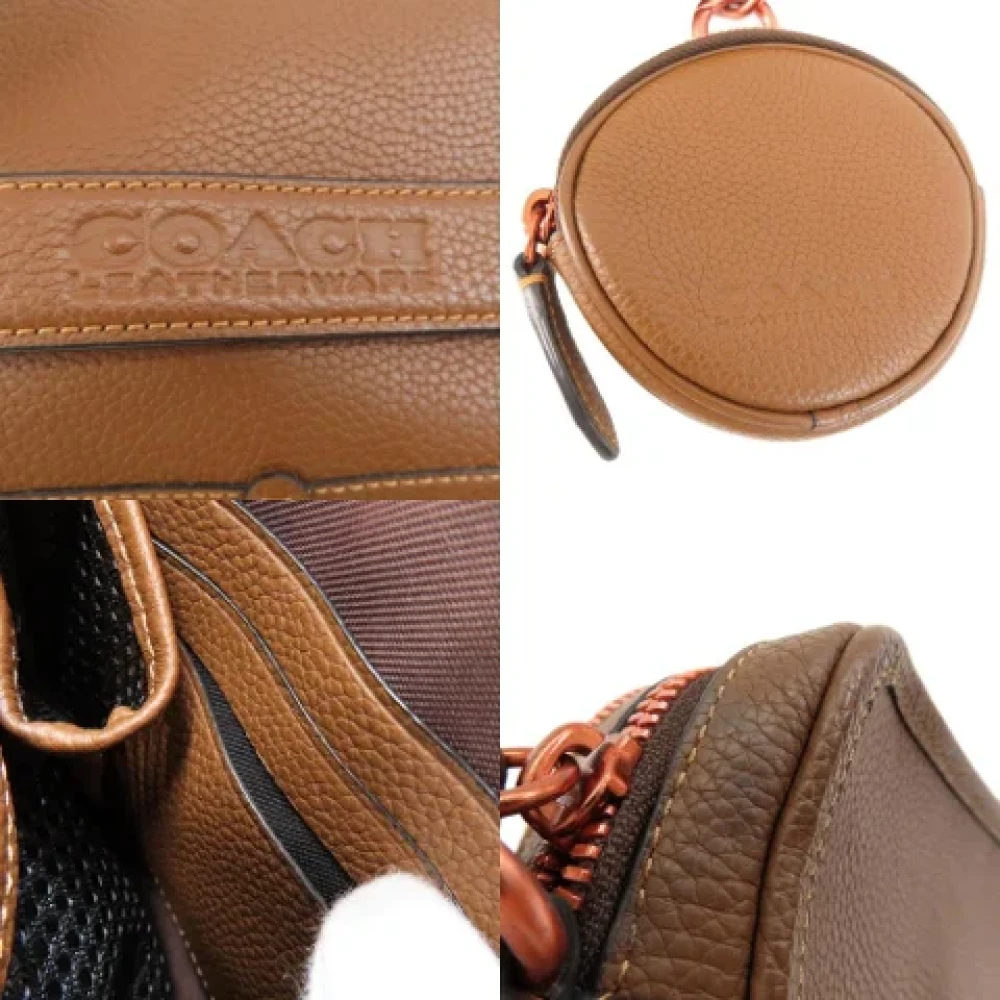 Coach Pre-owned Leather shoulder-bags Brown Dames