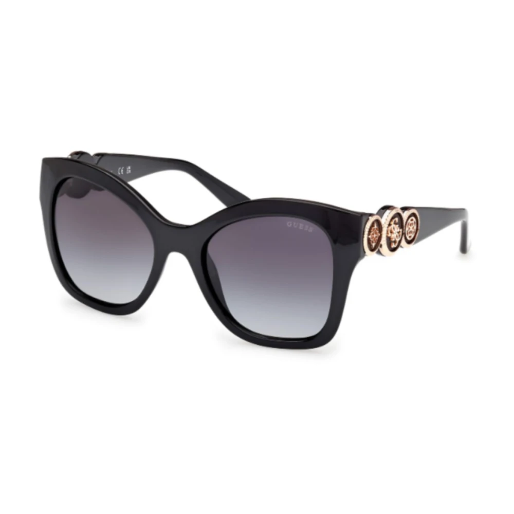 Guess Unisex Nero Occhiali Da Sole A Farfalla