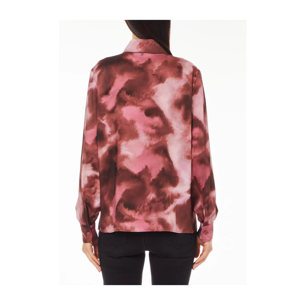 Liu Jo Elegante Satijnen Blouse voor Vrouwen Red Dames