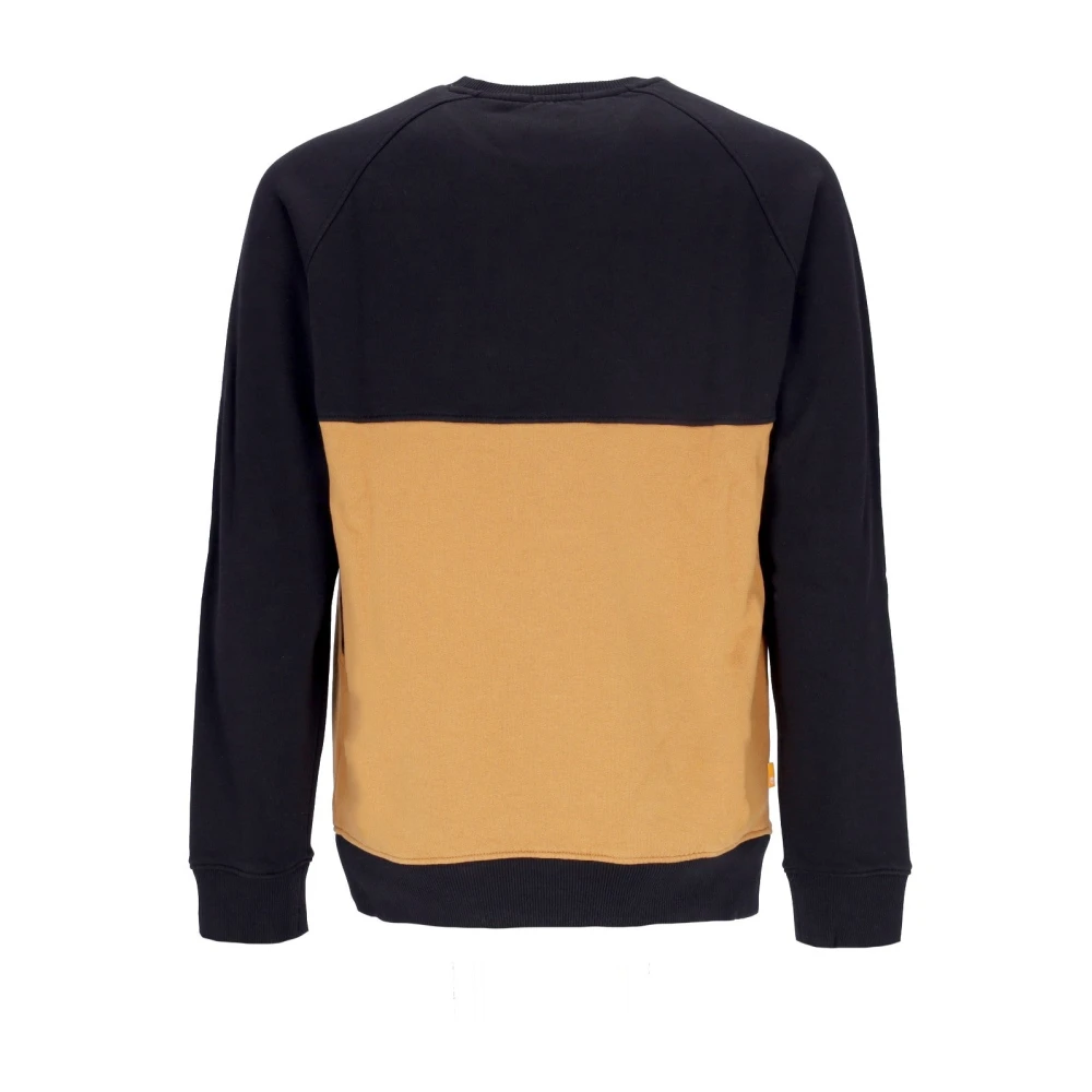 Timberland Zwarte Crewneck Sweatshirt CutSew Stijl Black Heren