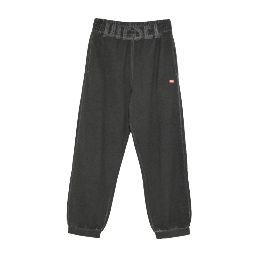 Diesel Hombre Gris - Pantalones Es Con Cintura Elástica Y Logo - Trousers - S - Pantalones Es Con Cintura Elástica Y Logo