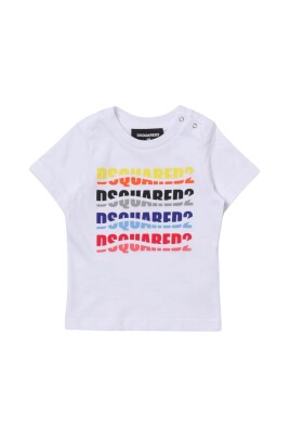 t-shirt-bebe-multicolore-avec-logo