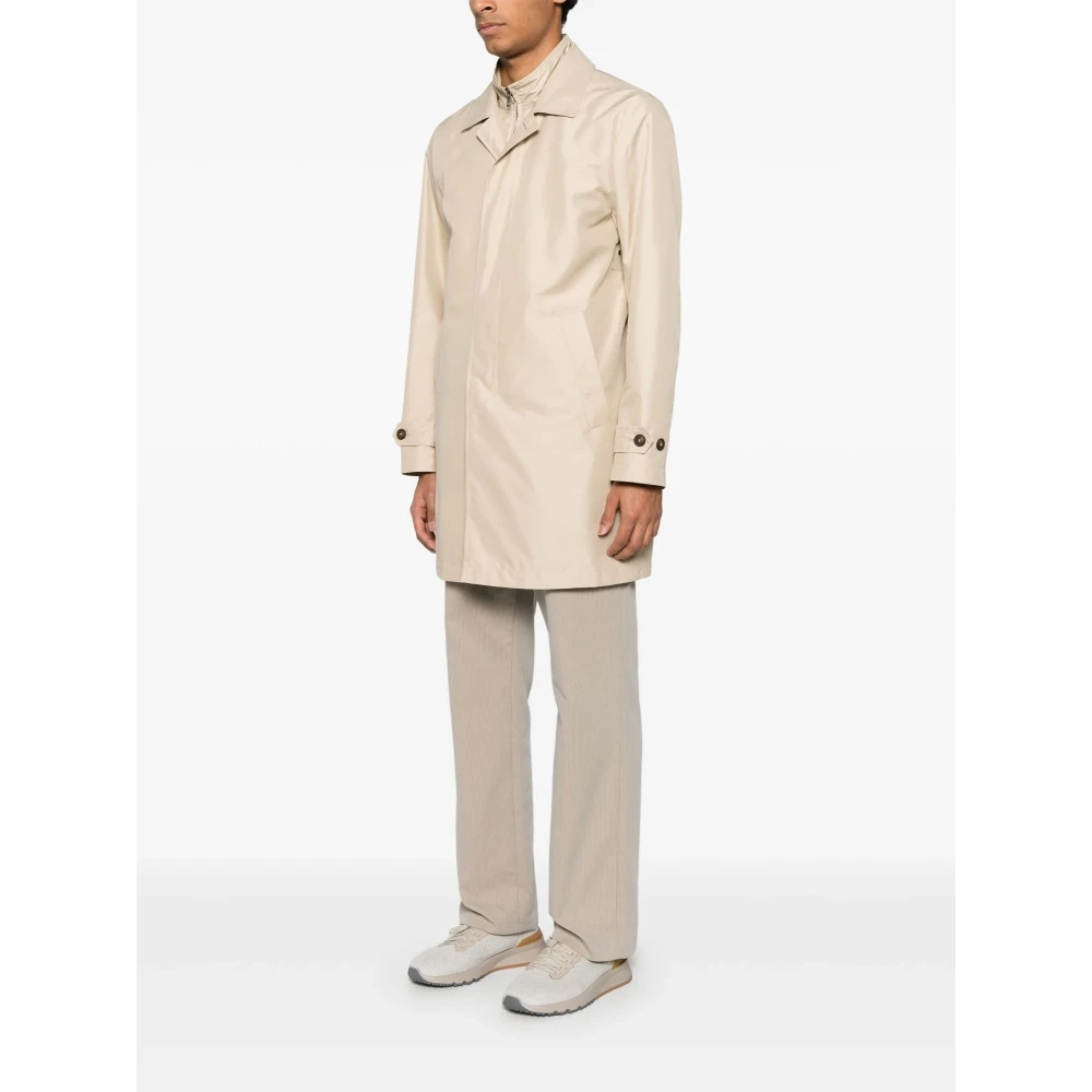 Fay Stijlvolle Winterjas Beige Heren