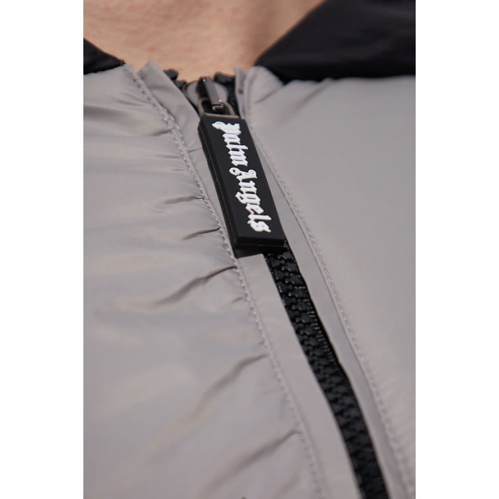 Palm Angels Capuchonjack Gray Heren