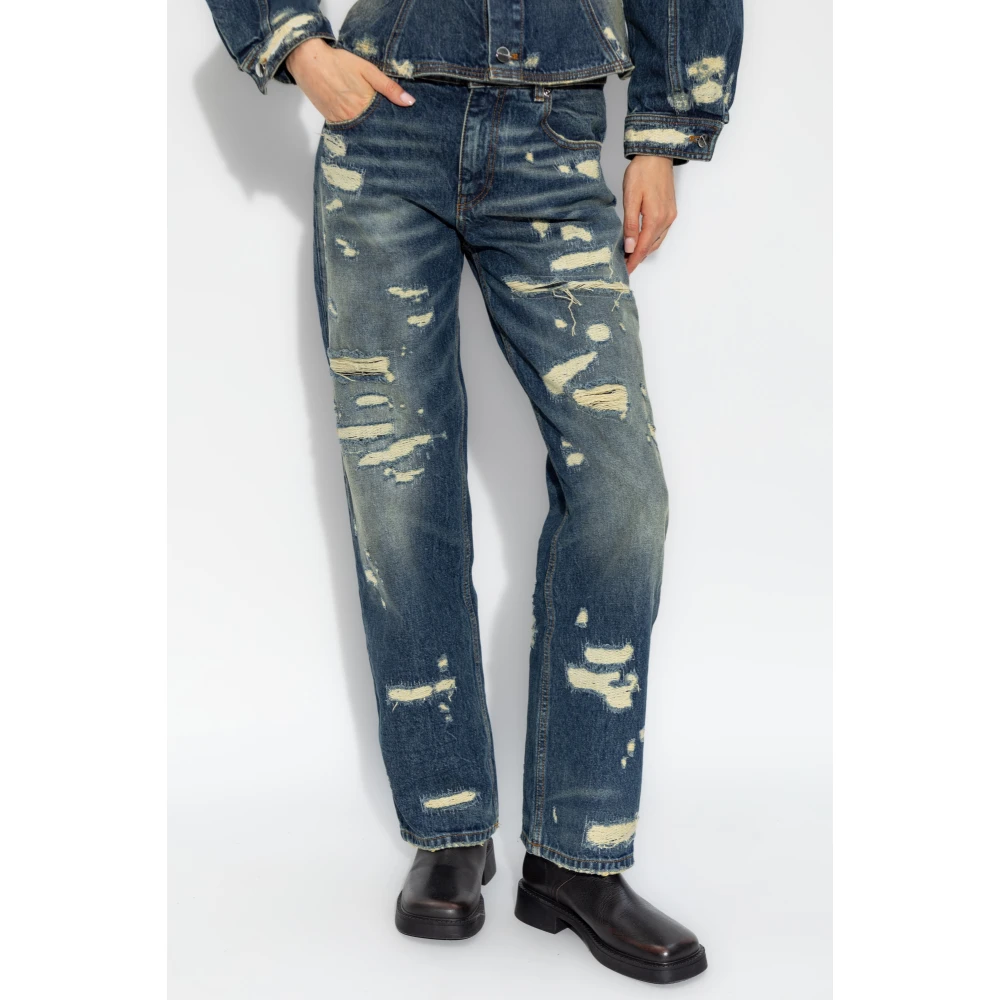 Marc Jacobs Jeans met distressing Blue Dames