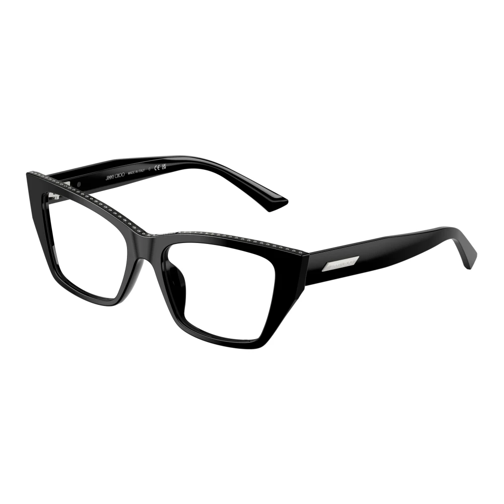 Jimmy Choo Black Woman Jc3031bu 5000 Optical Frames Acetate Cat Eye Normal - Image 2
