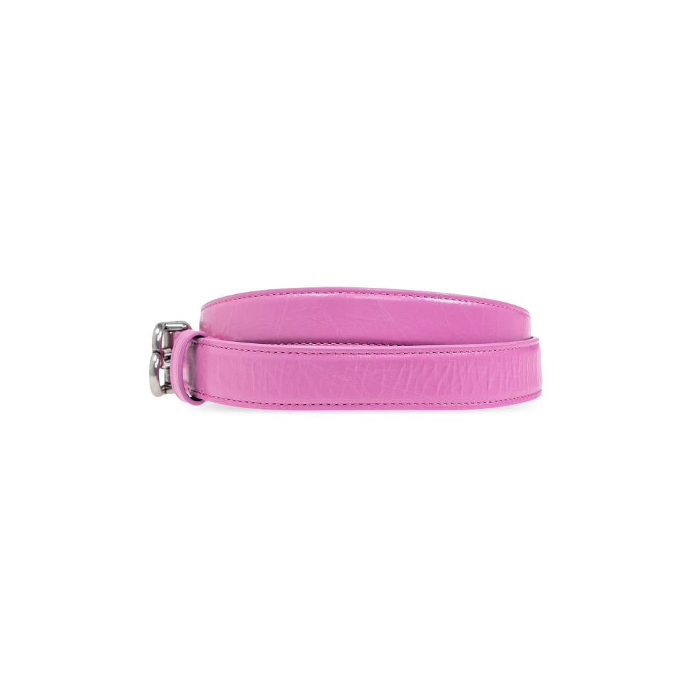 Balenciaga Leren Riem Pink Dames