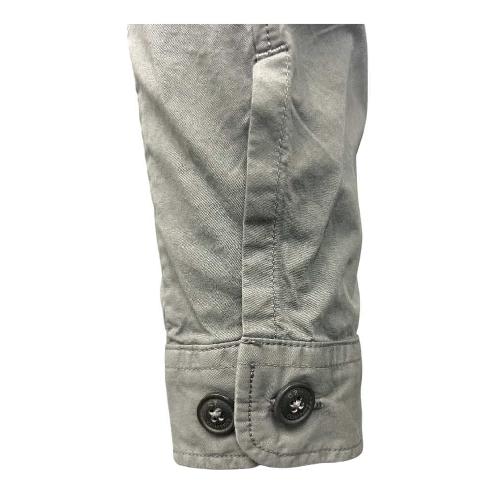 C.P. Company Gabardine Overshirt grau Gray Heren