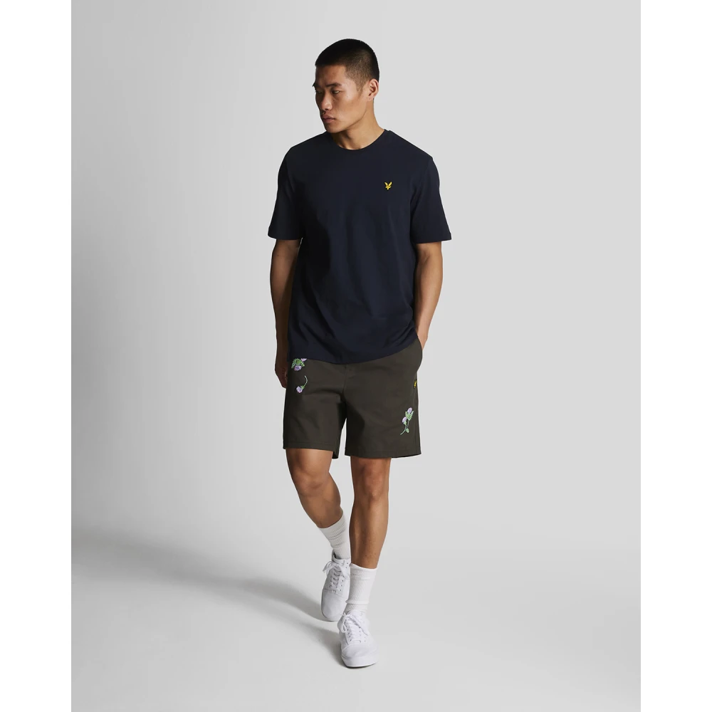 Lyle & Scott Geborduurde Club Shorts Gray Heren