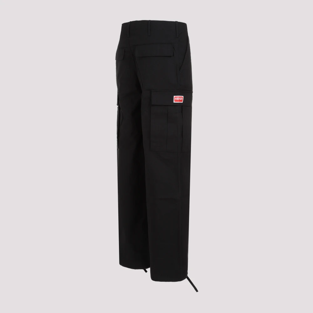 Kenzo Zwarte Cargo Broek Black Heren