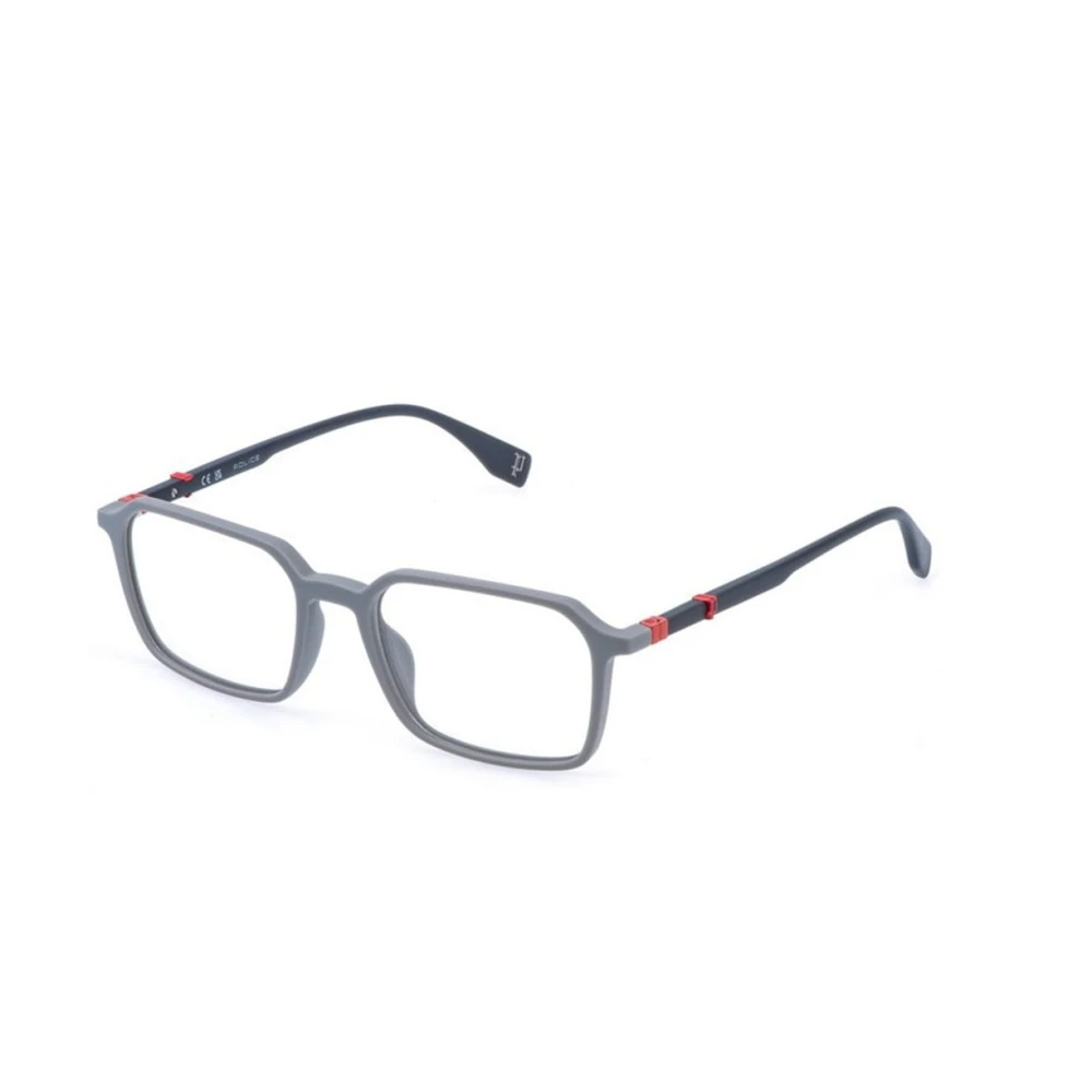 Police Men's Gray Glasses, 52 Mm, Vplr60 Eyeglasses