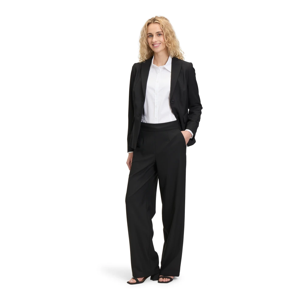 Betty Barclay Moderne High Waist Marlene Broek Black Dames