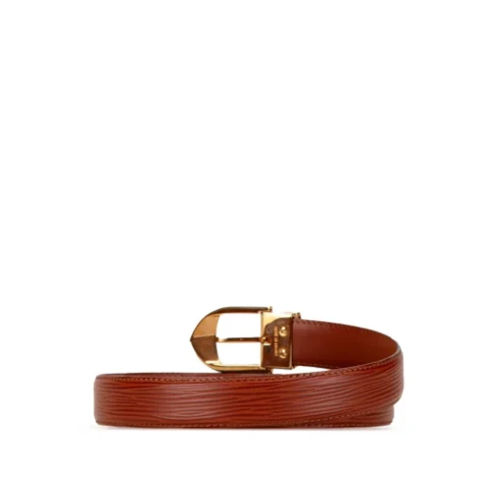 Louis Vuitton Vintage Pre-owned Leather belts Brown Dames