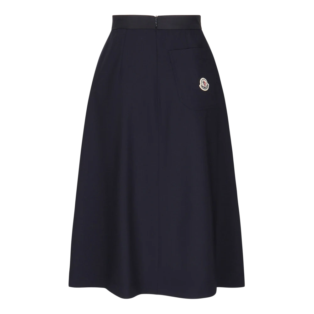 Moncler Blauwe Rok voor Vrouwen Blue Dames