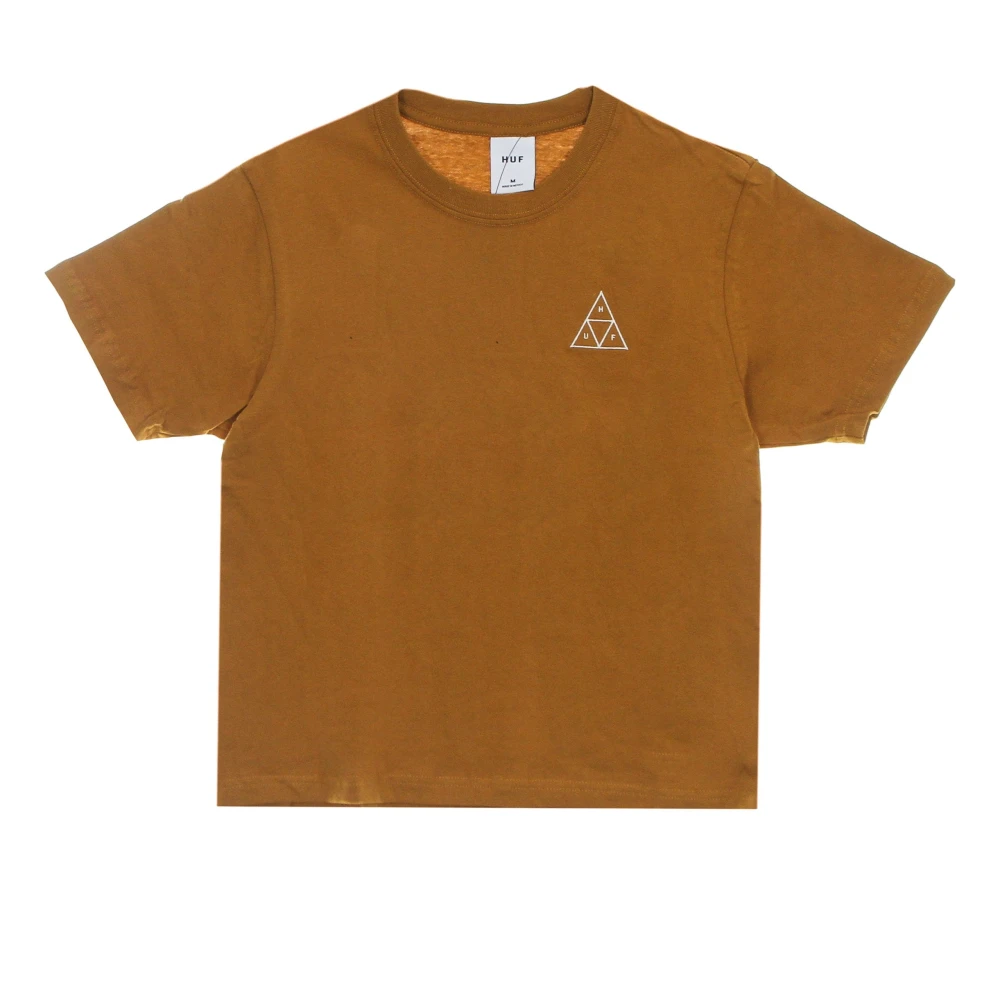 HUF Geborduurde Driehoek Relax Tee Burnt Orange Dames