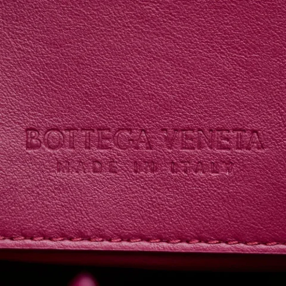 Bottega Veneta Vintage Pre-owned Leather handbags Pink Dames