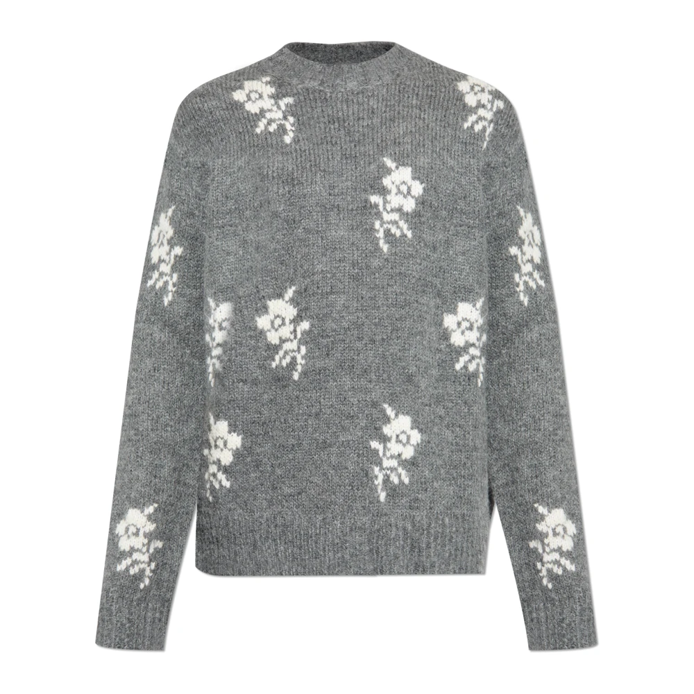 Jil Sander Men's Gray Wool Sweater