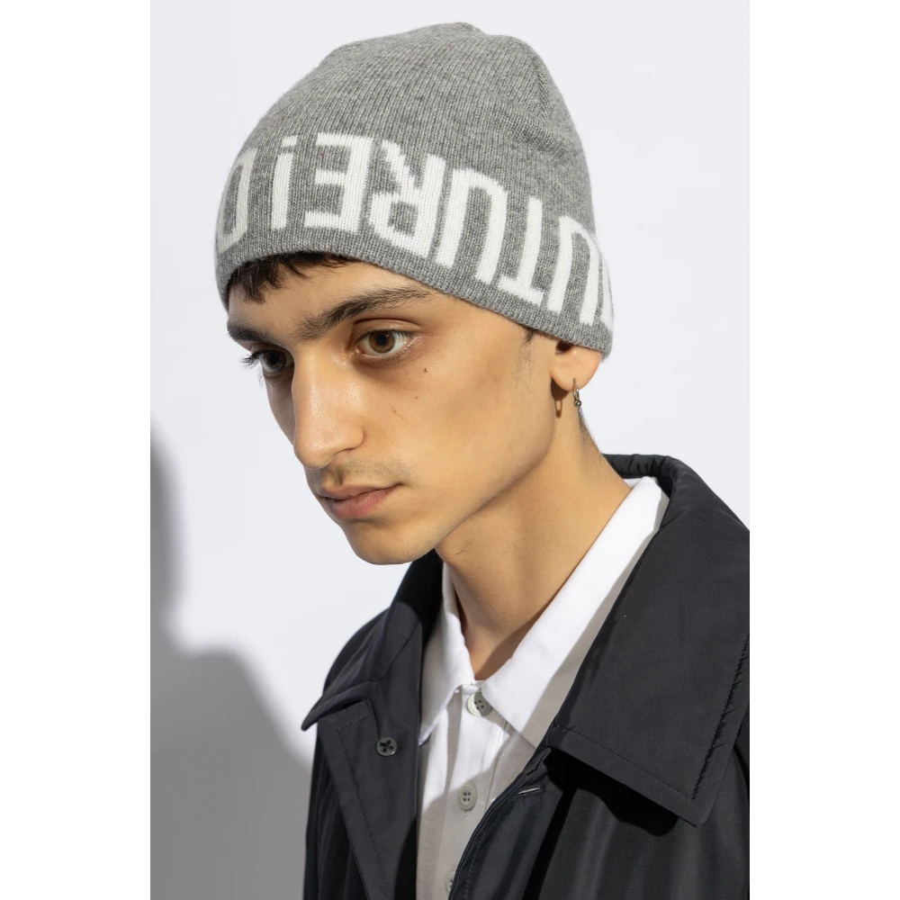 Moschino Pet met logo Gray Unisex