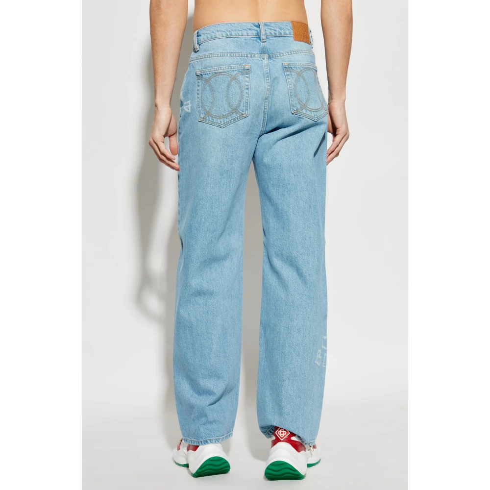 Casablanca Jeans met logo Blue Heren