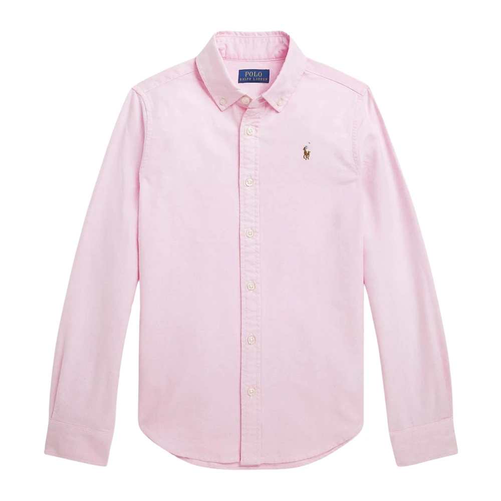 Polo Ralph Lauren Men's Pink Cotton Shirt With Logo