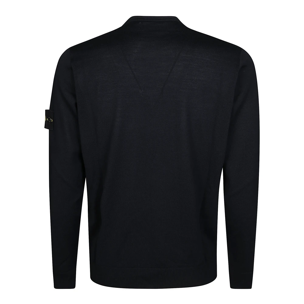 Stone Island Merinowollen trui Blue Heren