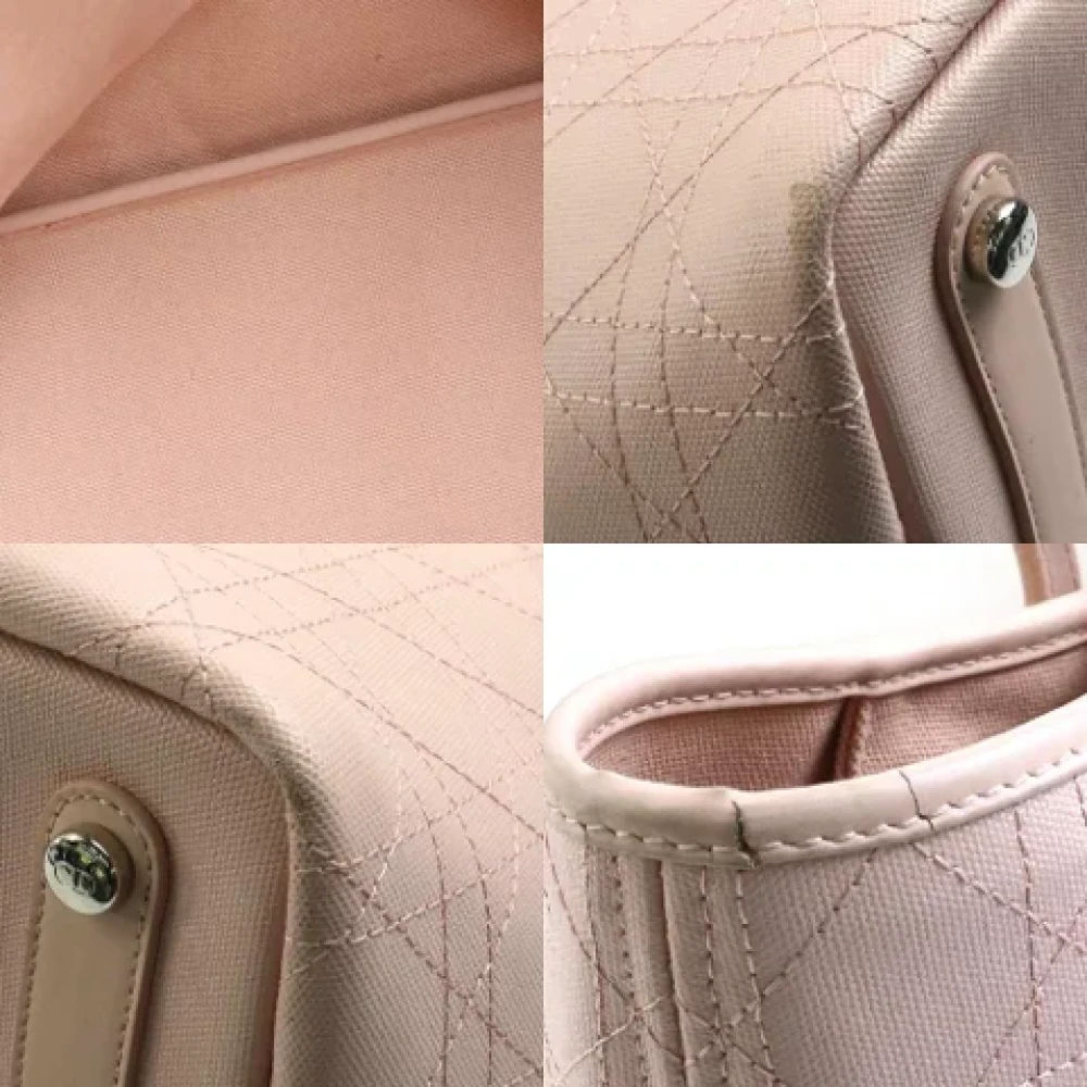 Dior Vintage Pre-owned Fabric dior-bags Pink Dames