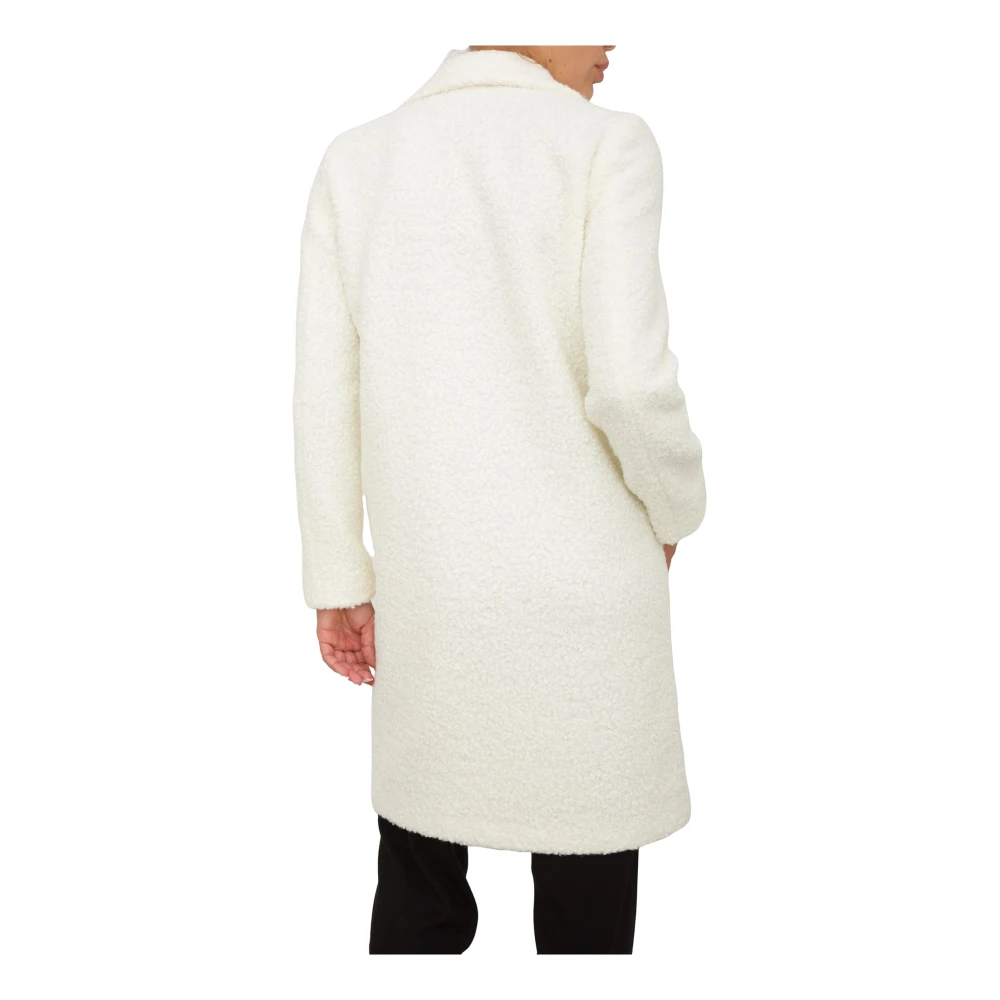 Marella Witte Jas Jersey Stijl White Dames