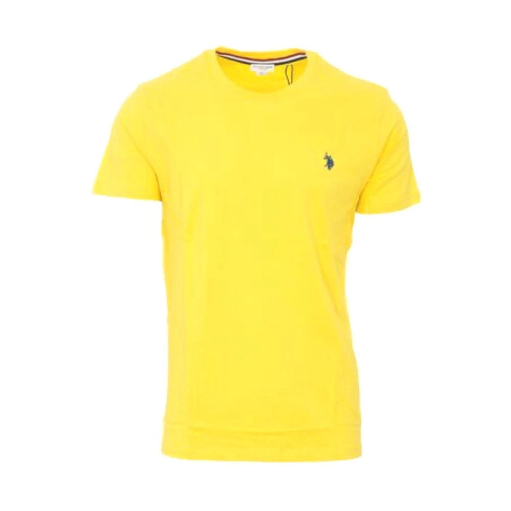 U.s. Polo Assn. Uomo Giallo Top, 3XL, New,