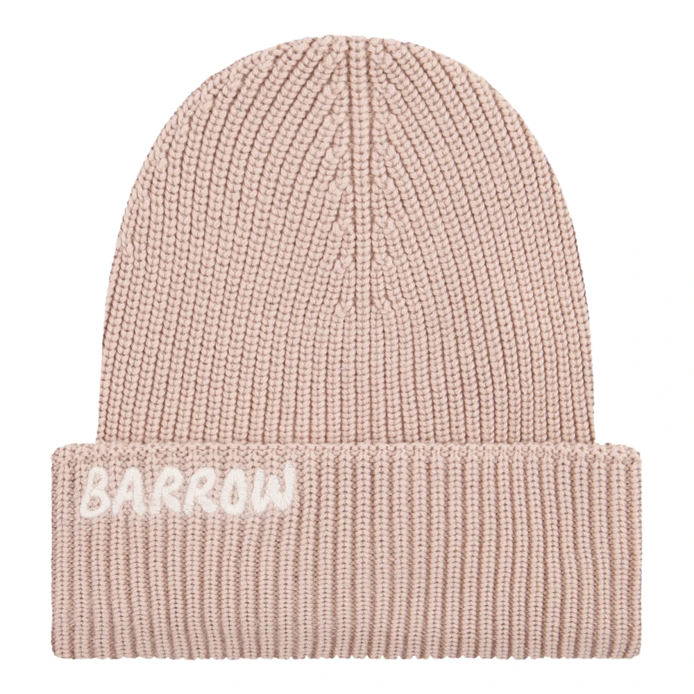 Barrow Gebreide geribbelde muts Beige Unisex