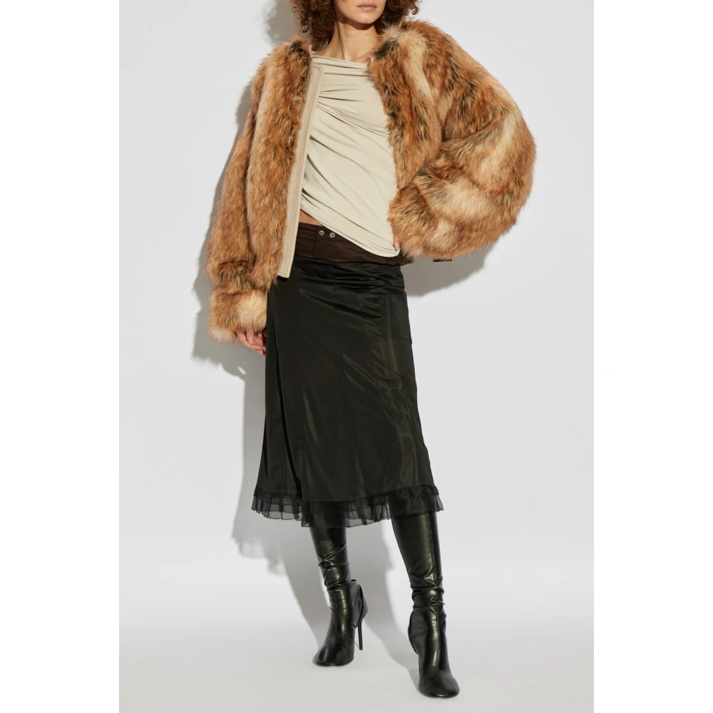 Entire Studios Top Pillar Beige Dames