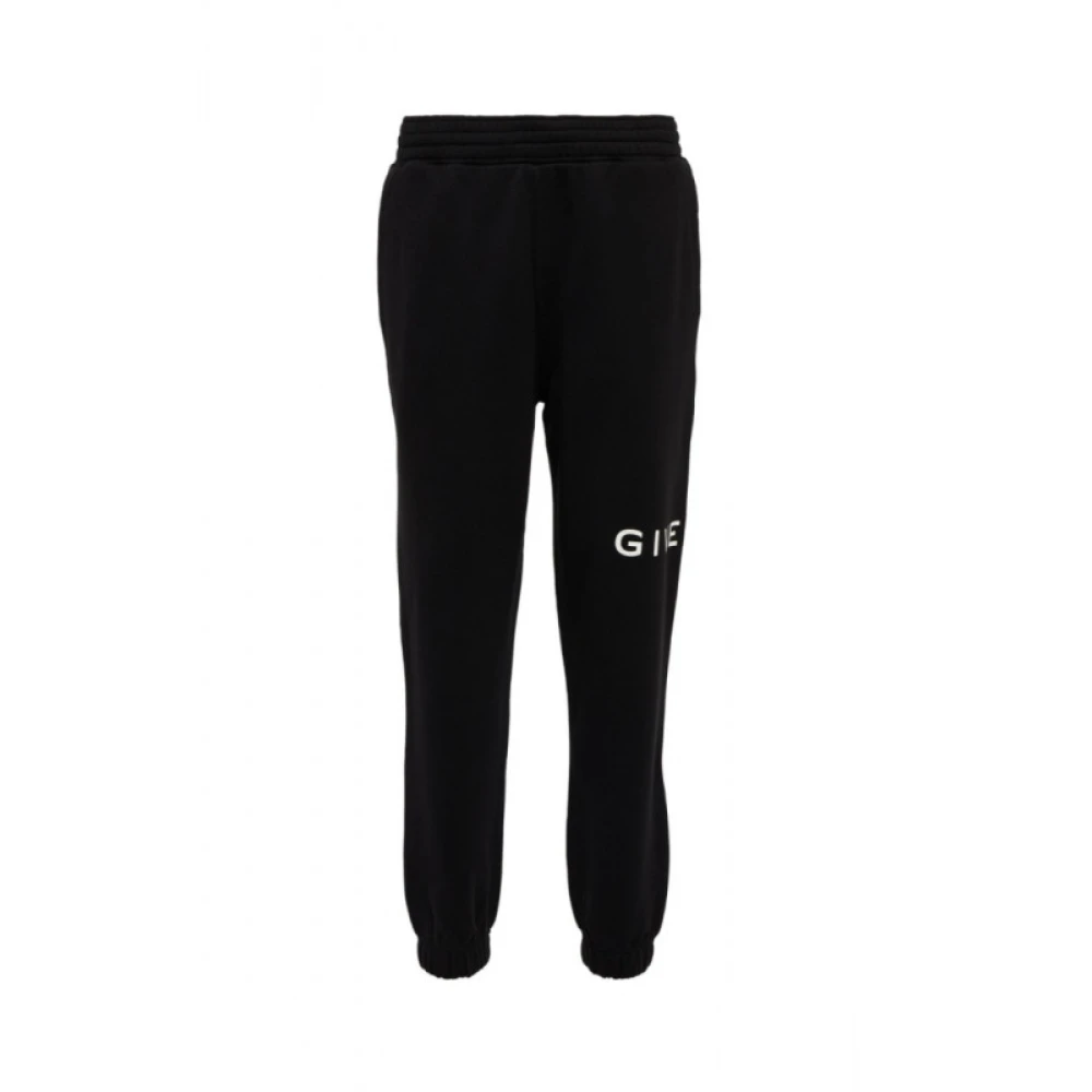 Givenchy Stijlvolle zwarte sweatpants met contrasterende branding Zwart Dames