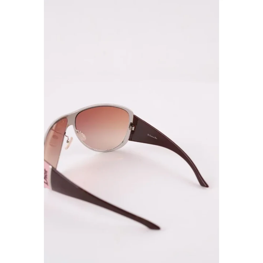 Dior Vintage Pre-owned Metal sunglasses Purple Dames
