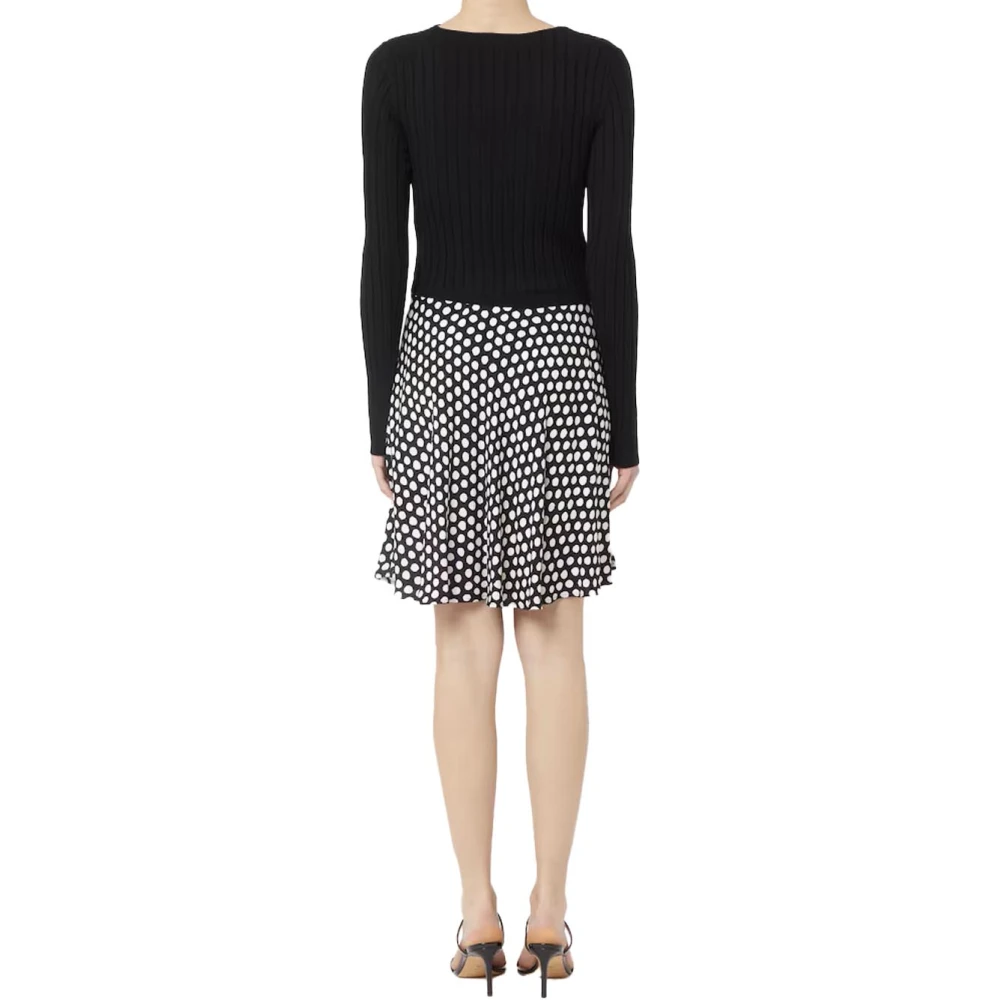 Pennyblack Viscose jurk met geribbelde top Multicolor Dames