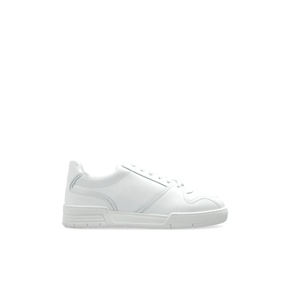 Moschino Leren sportschoenen Heren Schoenen Wit