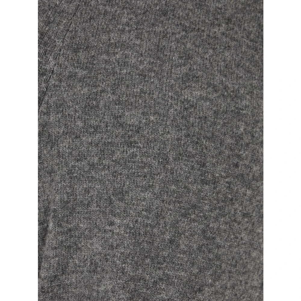 Max Mara Weekend Grijze Gebreide Wijde Pijp Broek Gray Dames