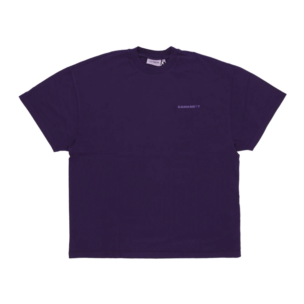 Carhartt WIP Cassis Pigment Geverfde Dames Tee Blue Dames