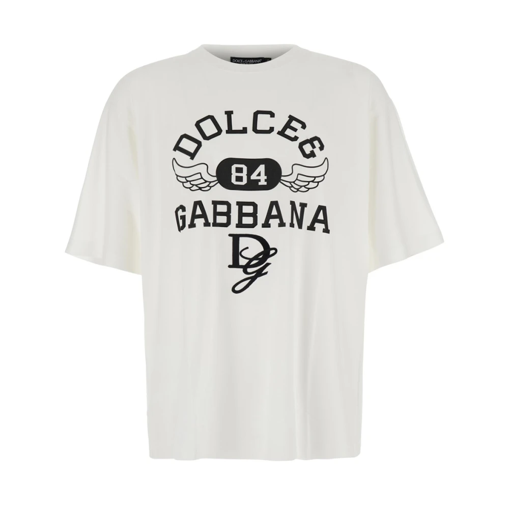 Dolce & Gabbana Herren Weiß Oberteile, Mgröße: