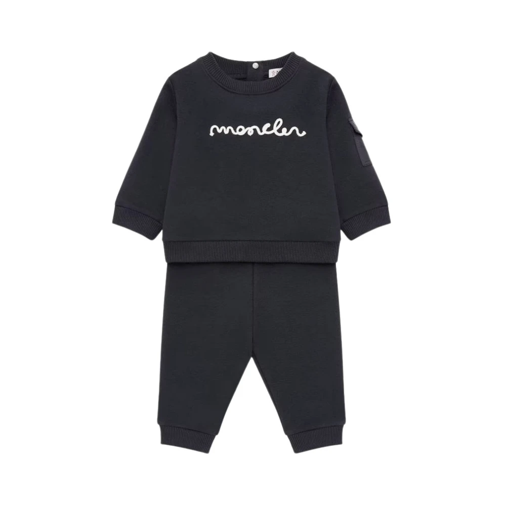 Moncler , Kids Sets, Unisex, Blue, 12 M, Tracksuit Set