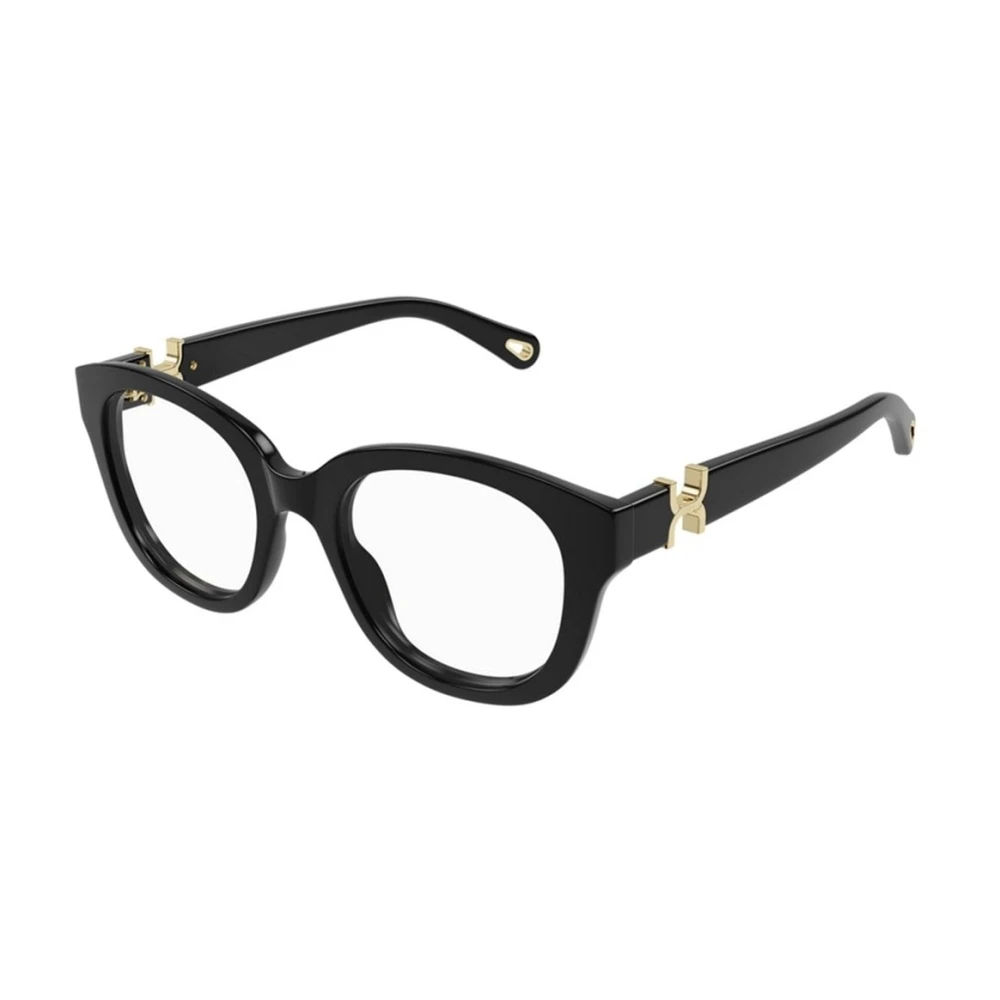 Chloé Women's Black Glasses, 51 Mm, Panthos Glasses