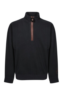 sweat-a-demi-zip-noir-design-elegant