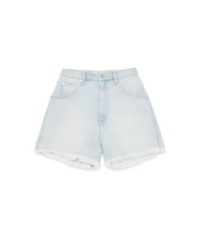 denim-shorts-with-frayed-hem