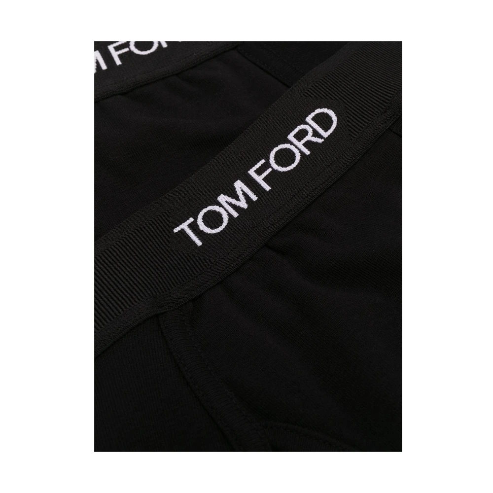 Tom Ford Boxershorts met Logo Tailleband Black Heren