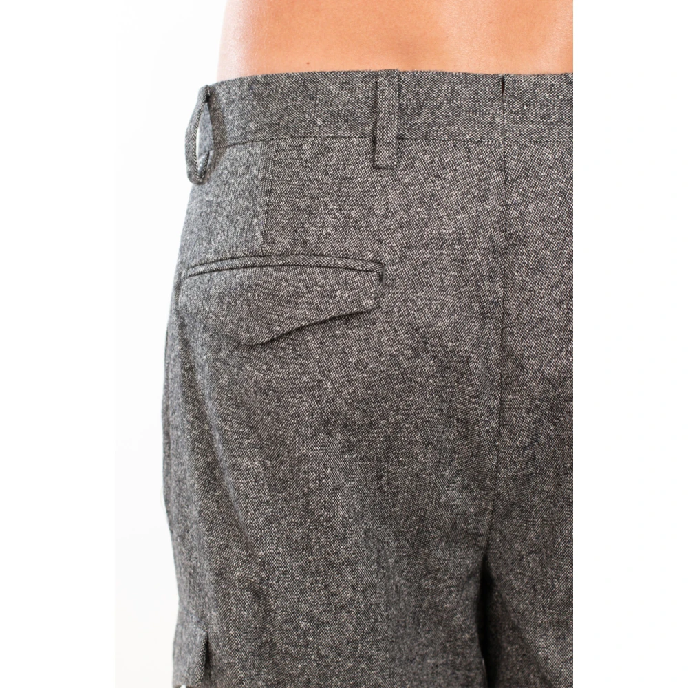 Briglia Wol Cargo Broek Gray Heren