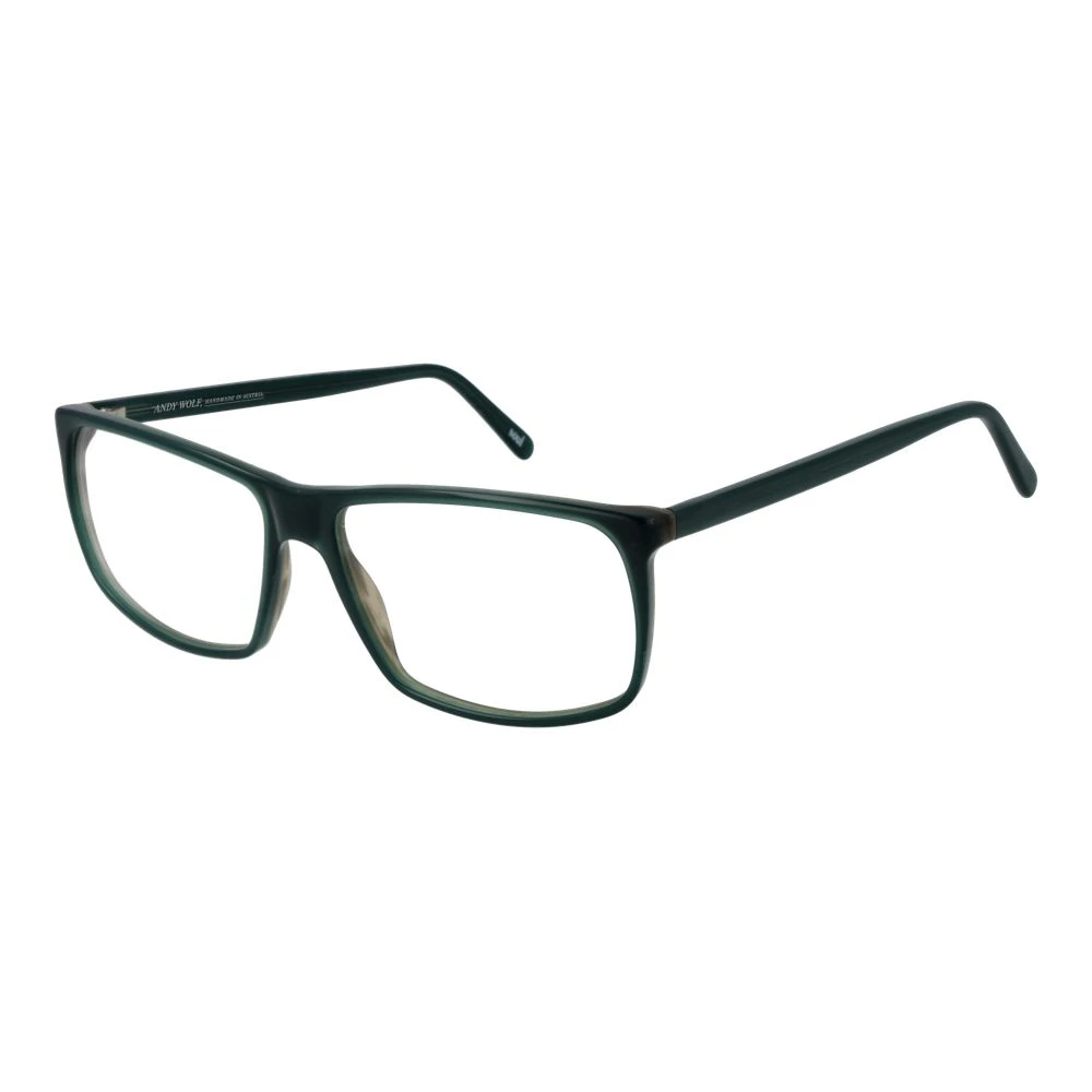 Andy Wolf Unisex Green Acetate Optical Frames Rectangle Style