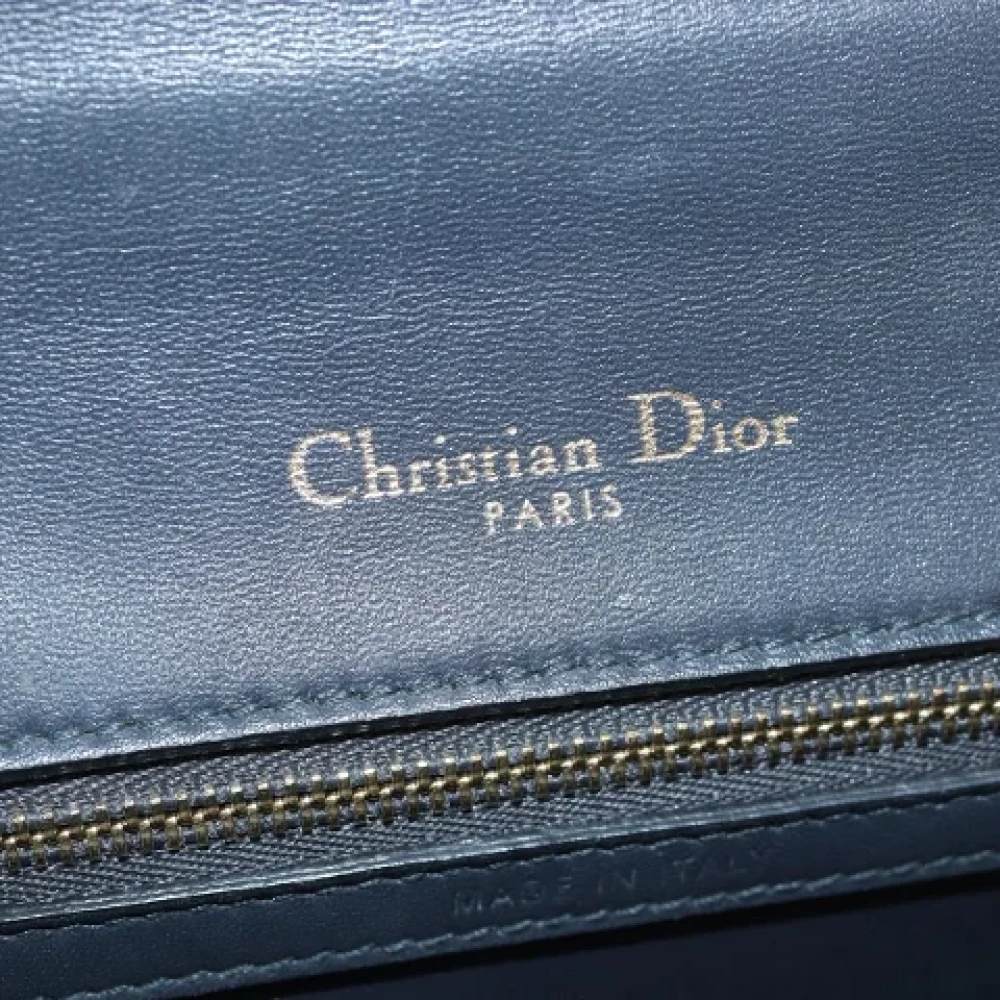 Dior Vintage Pre-owned Leather dior-bags Yellow Dames