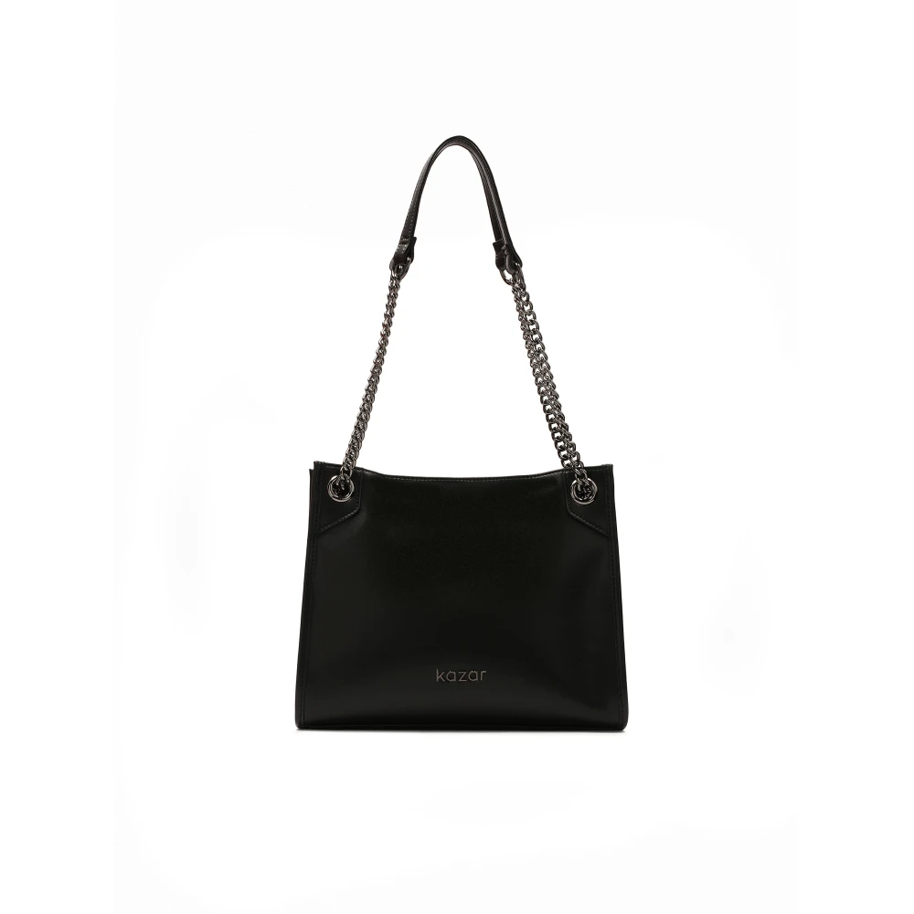 Kazar Schoudertas met schuifketting Black Dames