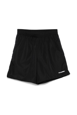 blue-elastic-waistband-shorts-with-pockets