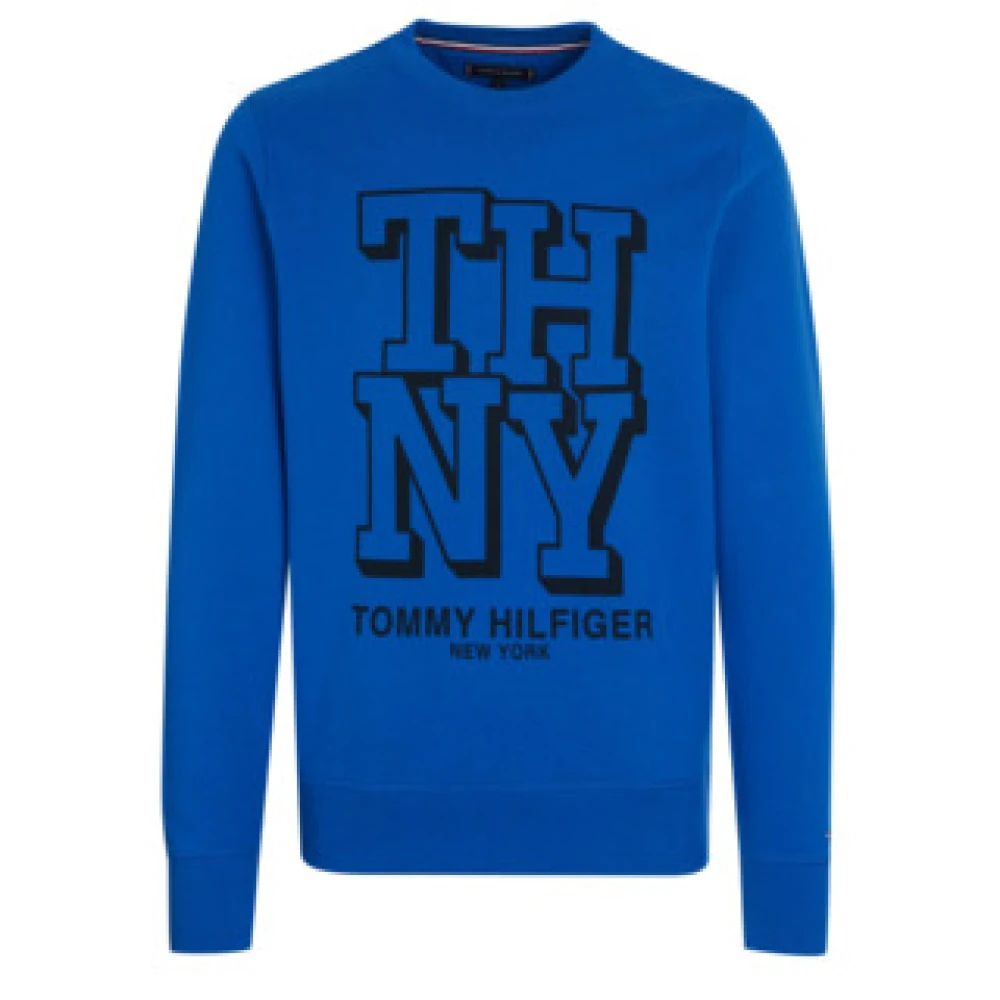 Tommy Hilfiger Stijlvolle Pullover Sweater Blue Heren