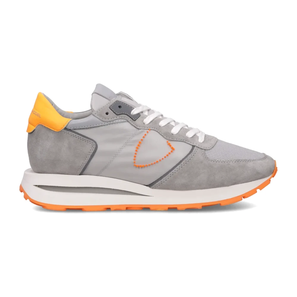 Philippe Model Neon Lage Sneakers Heren Schoenen Grijs